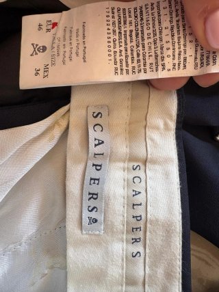 Traje azul hombre