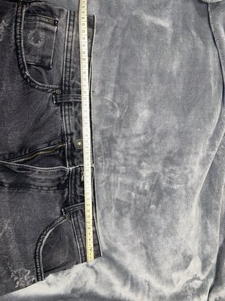 Pantalón Corto Vaquero Bershka Acid Wash Talla M