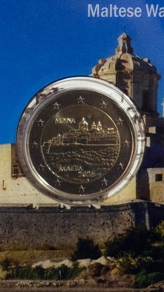 2 euro Malta 2025 monete