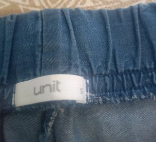 Pantalón ancho azul