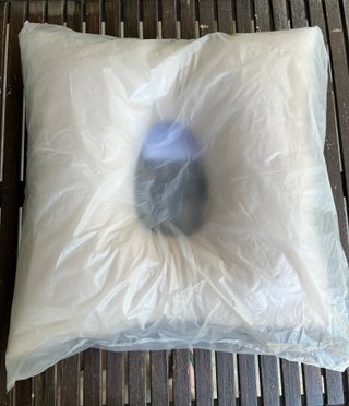Cuscino antidecubito con foro centrale