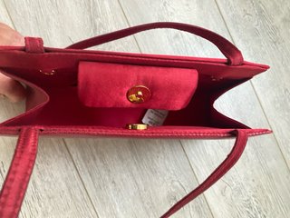 Bolso de fiesta granate