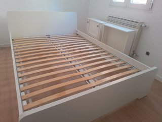 Estructura Cama Ikea ASKVOLL Blanca