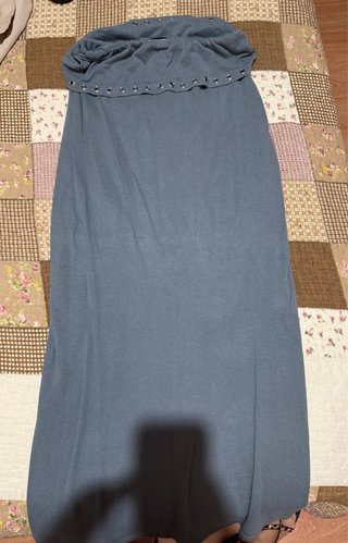 Falda midi arandelas