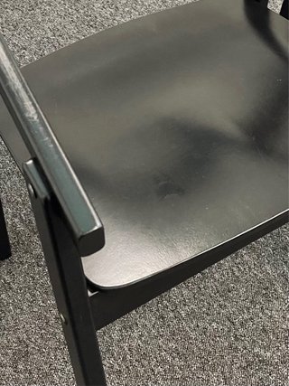 2 Sillas de Madera Ikea Negras