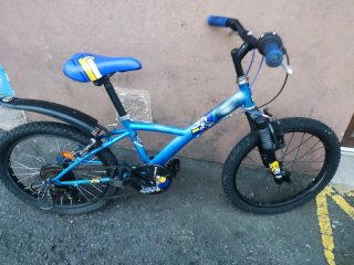 Bici infantil montaña azul