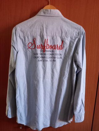 Camisa Massimo Dutti azul de manga larga