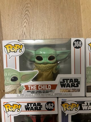 Funko Pop Star Wars: The Child, Boba Fett, Vader
