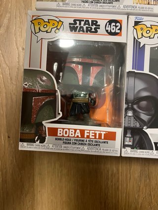 Funko Pop Star Wars: The Child, Boba Fett, Vader