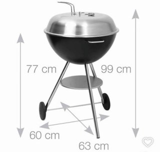 Martinsen 1400 inox – barbacoa premium de carbón