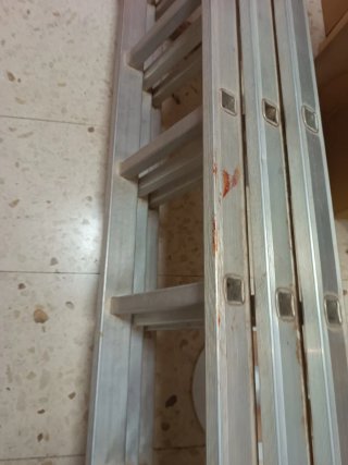 Escalera aluminio 3 tramos 10 metros