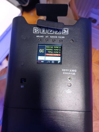 Luz LED Escenario SHEHDS RGBWA+UV Batería