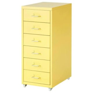 Cajonera Helmer Ikea Amarilla Metálica
