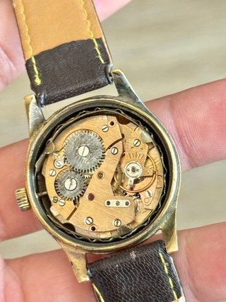 Reloj Suizo Vintage 1940 Esfera Bullseye Tropical