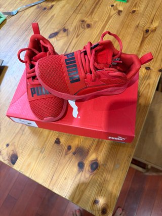 Zapatillas Puma Rojas Talla 28