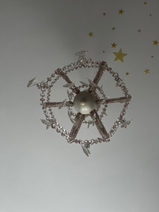 Lampada da soffitto per bambini con cristalli