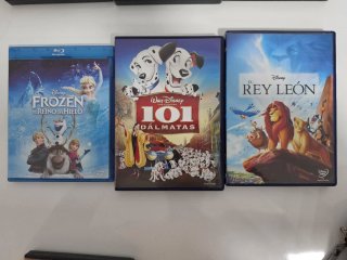 Lote 3 Películas Disney DVD/Blu-ray