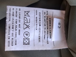 Vestido 100 Seda de Caramelo