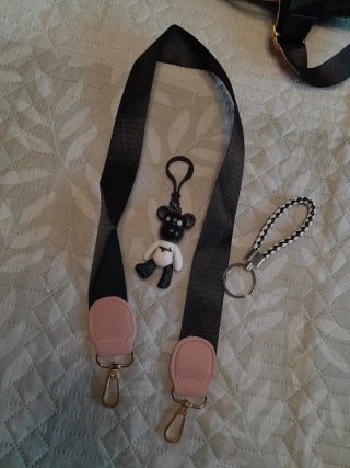 Mochila JINGPIN Negra y Rosa