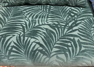 Sofá Cama Tela Verde Hojas