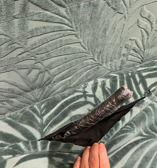 Sofá Cama Tela Verde Hojas