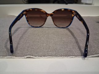 Occhiali da sole donna blu e marrone