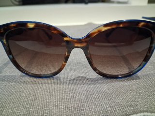 Occhiali da sole donna blu e marrone