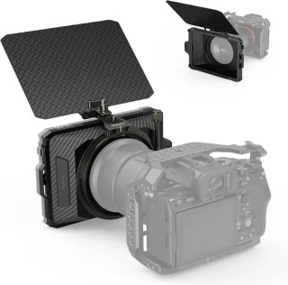 Mini Matte Box Lite con Bandiera Superiore per Fotocamere