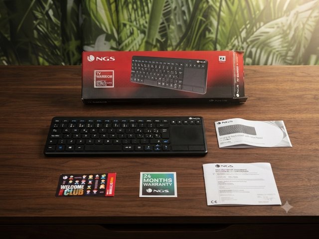 Teclado NGS TV Warrior Inalámbrico 2.4GHz
