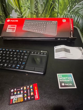 Teclado NGS TV Warrior Inalámbrico 2.4GHz