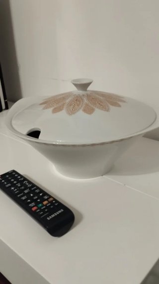 Vajilla 12 piezas porcelana beige