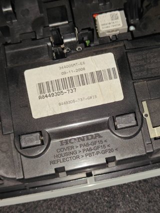Luz Techo Civic FN2