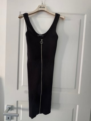 Abito Bershka nero zip XS