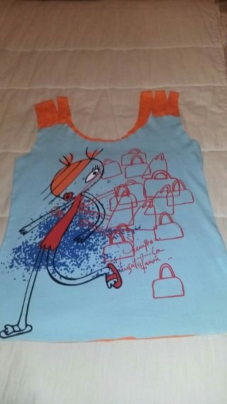 Camiseta estampada mujer