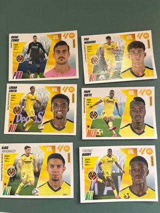 Cromos Panini LALIGA Villarreal 25/26
