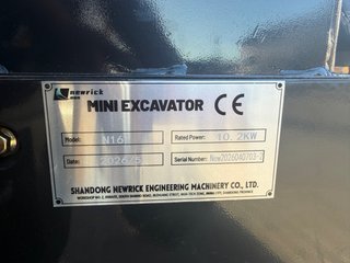 Mini excavadora 1.6 Kubota