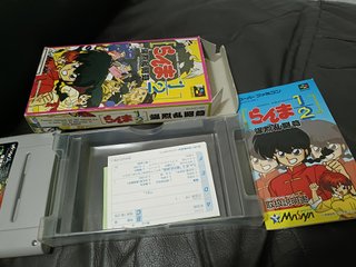 RANMA 1/2 NIBUNNOICHI SUPER NINTENDO SNES FAMICOM