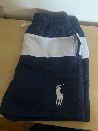 Bañador Ralph Lauren Azul y Blanco Talla 5