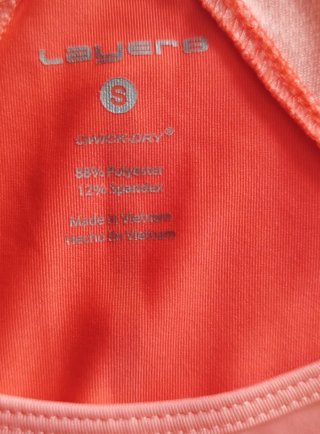 Maglietta sportiva donna corallo