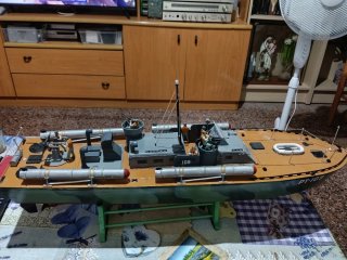 Patrullera RC PT 109 Navegable