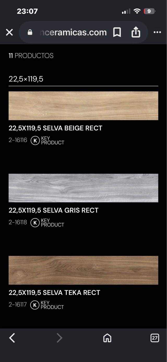 Porcelánico Rectificado 22,5x119,5 Selva Beige 1