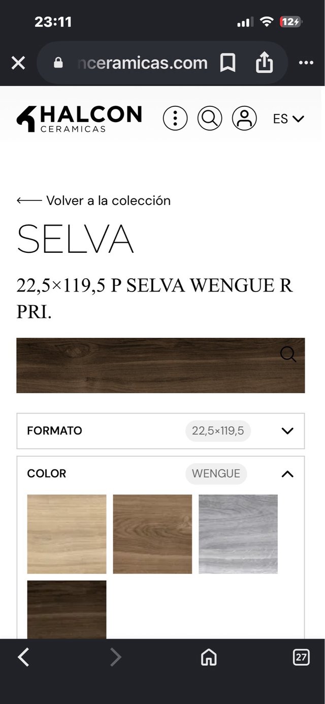 Porcelánico Rectificado 22,5x119,5 Selva Beige 1