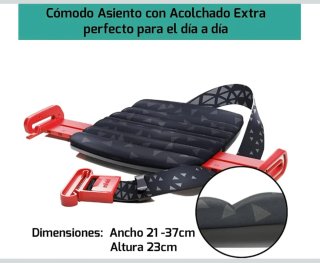 Asiento elevador coche mifold para viaje