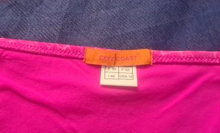 Bikini rosa fucsia efecto piel / animal print T 44
