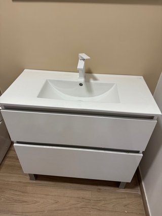 Lavabo FUTUR BATH 81x39 cm Porcelana Blanca