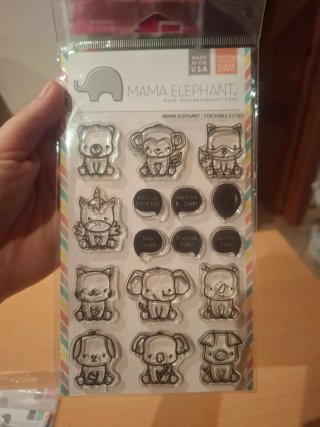 Sellos de goma Mama Elephant