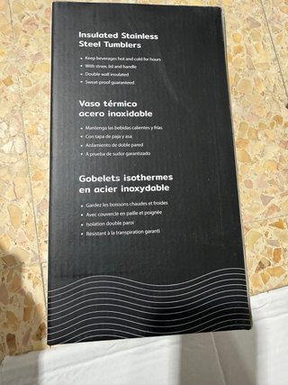 Botella Térmica BOZ Negra con Asa