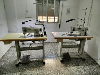 Máquinas de coser industriales  Las dos 450