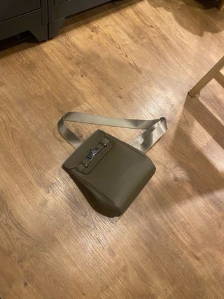 Borsa a tracolla in pelle da uomo