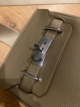 Borsa a tracolla in pelle da uomo